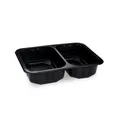 Ďalší obrázok produktu Menu misa (PP) 2dielna čierna 227 x 178 x 50 mm [320 ks]