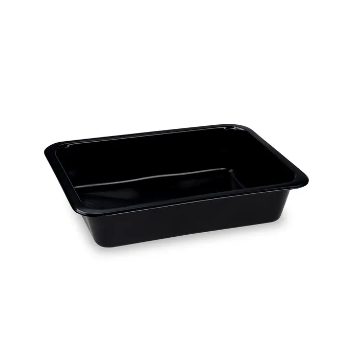 Hlavný obrázok produktu Menu mísa (PP) Reware Lunch vratná nedělená černá 227 x 178 x 49 mm [20 ks]