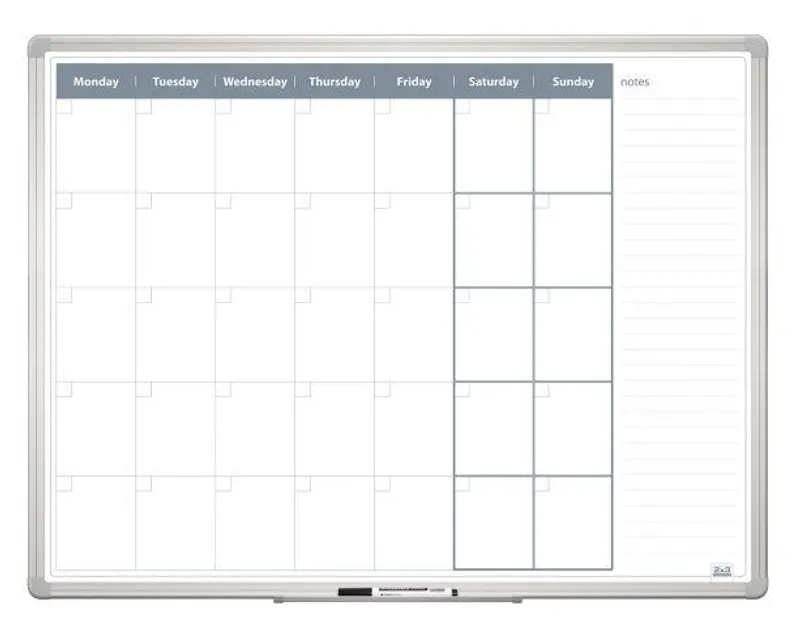 Hlavný obrázok produktu Měsíční plánovací tabule 120x90, ALU23