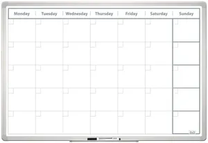 Mesačná plánovacia tabuľa 60x90 ENG New design