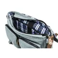 Messenger na notebook 15", zelený z plátna, SilverHT