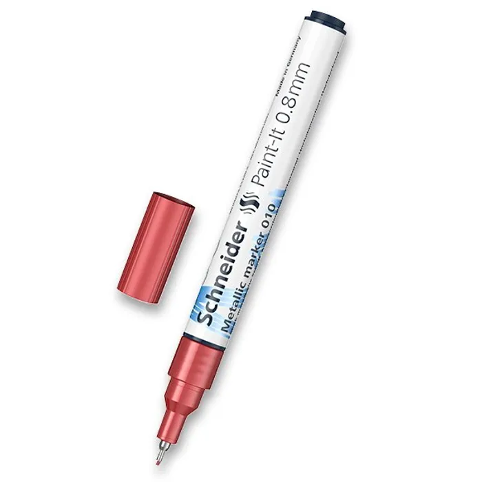 Hlavný obrázok produktu Metalický popisovač Schneider Paint-It 010 červený