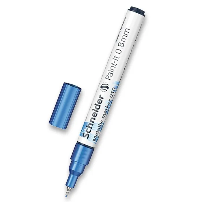 Hlavný obrázok produktu Metalický popisovač Schneider Paint-It 010 modrý