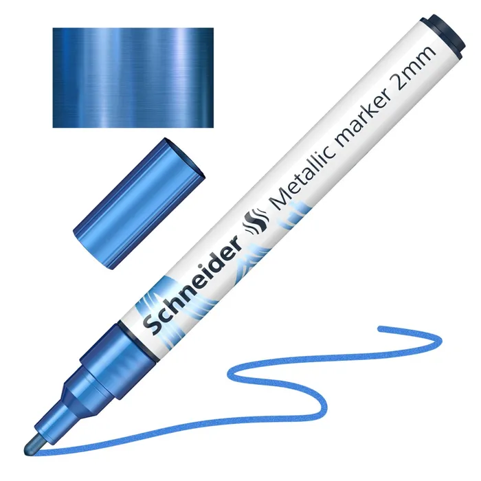 Hlavný obrázok produktu Metalický popisovač Schneider Paint-It 011 modrý