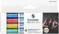 Ďalší obrázok produktu Metalický popisovač Schneider Paint-It 011 souprava V2, 4 barvy