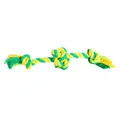 Ďalší obrázok produktu Lopta s 2 ramenami HipHop bavlnená, limetková, zelená 17cm, 30g