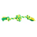 Ďalší obrázok produktu Lopta s 2 ramenami HipHop bavlnená, limetková, zelená 17cm, 30g