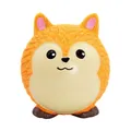 Ďalší obrázok produktu Loptička v dizajne Totoro líška, so zvukom, 8 cm, latex, oranžová, HipHop