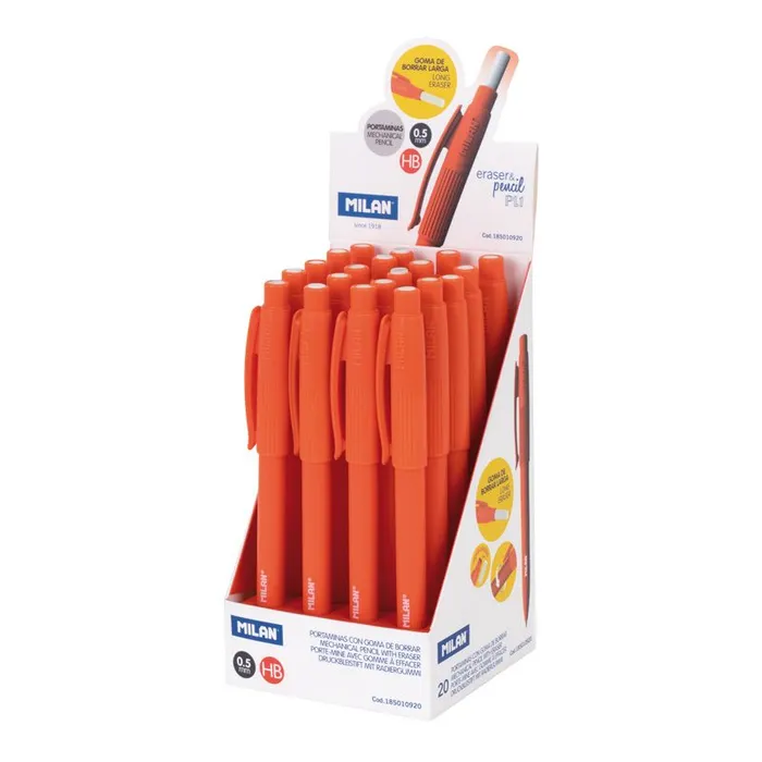 Hlavný obrázok produktu Mikrotužka / Pentelka MILAN PL1 Touch HB/0,5 mm - oranžová