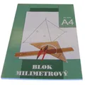 Milimetrový papier A4 50 listov blok