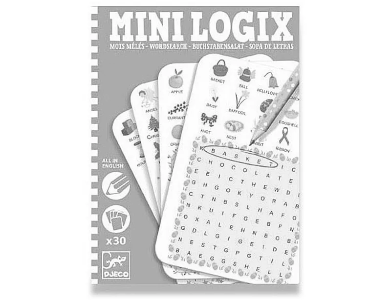 Hlavný obrázok produktu Mini hra Djeco Mini Logix - Učíme se anglicky