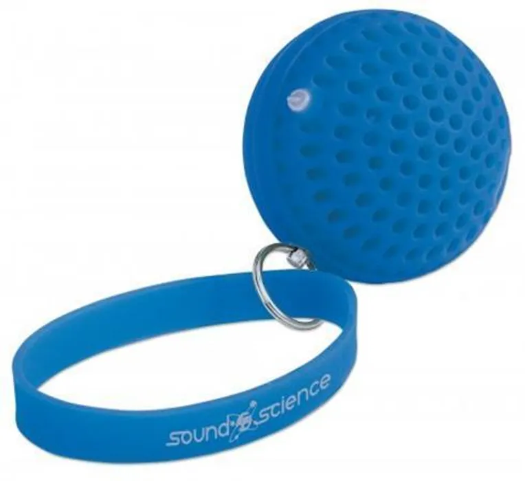 Hlavný obrázok produktu Mini reproduktor "Atom Glowing", modrá, přenosný, bezdrátový, Bluetooth, MANHATTAN