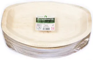 Misa palmový list Naturesse 35x23x13,5 cm [25ks]