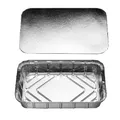 Ďalší obrázok produktu Miska (ALU) hranatá 315 x 215 x 43 mm 2000ml + viečko [10 sád]
