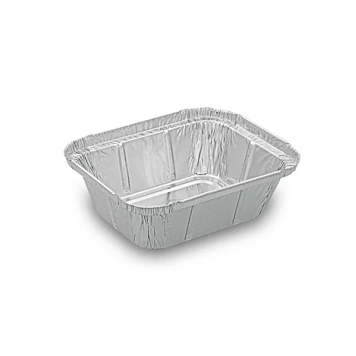 Hlavný obrázok produktu Miska hranatá ALU (250 ml) 12,9 x 10,3 x 3,4 cm [100 ks]