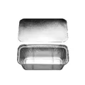 Ďalší obrázok produktu Miska (ALU) hranatá 201 x 109 x 49 mm 690ml + viečko [5 sád]
