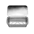 Ďalší obrázok produktu Miska (ALU) hranatá 218 x 114 x 54 mm 900ml + viečko [5 sád]