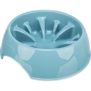Miska na pomalé kŕmenie, dizajn slnečnice, plast/TPR 0,3 l/ o 16 cm