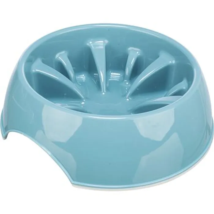 Hlavný obrázok produktu Miska k pomalému krmení, design slunečnice, plast/TPR 0,3 l/ o 16 cm
