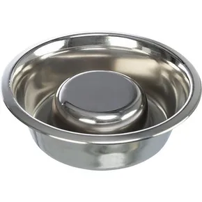 Miska na pomalé kŕmenie, nerez 0,6 l/ o 17 cm