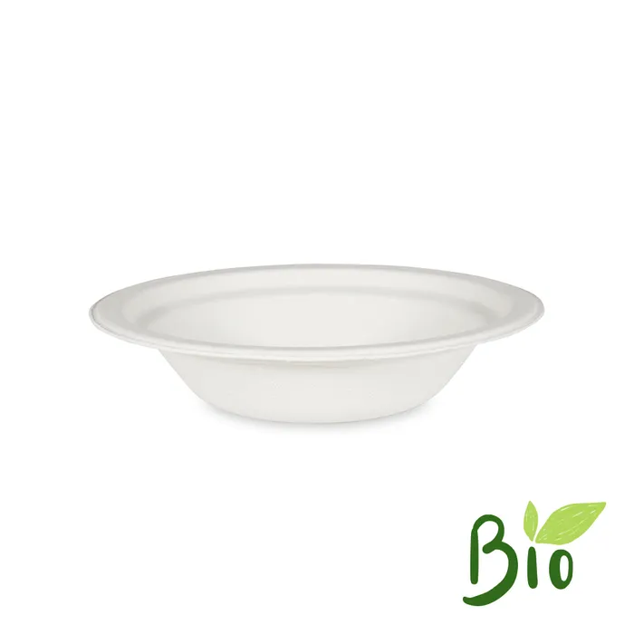 Hlavný obrázok produktu Miska kulatá BIO cukrová třtina 400 ml, průměr 18 x 4 cm [50 ks]