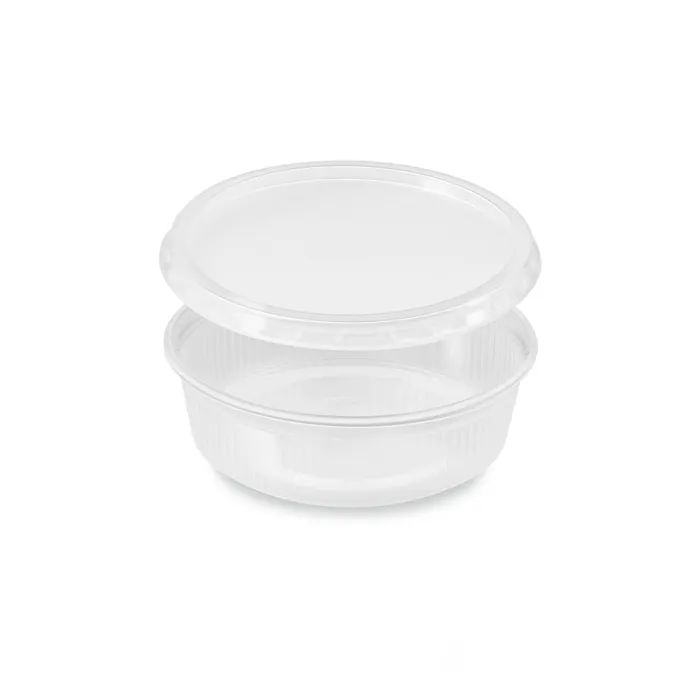 Hlavný obrázok produktu Miska kulatá průhledná 125 ml + víčko (PP) [2 x 250 ks]