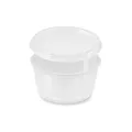 Miska (PP) okrúhla priehľadná 250ml + viečko [250 sád]