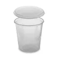 Miska (PP) okrúhla priehľadná 500ml + viečko [250 sád]
