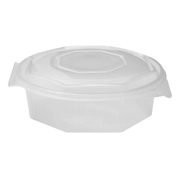 Hlavný obrázok produktu Miska osmiboká průhledná s víčkem 1500 ml (PP) [25 ks]