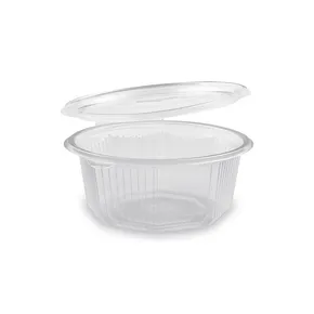 Miska (PP) s viečkom osemhranná priehľadná 750ml [50 ks]