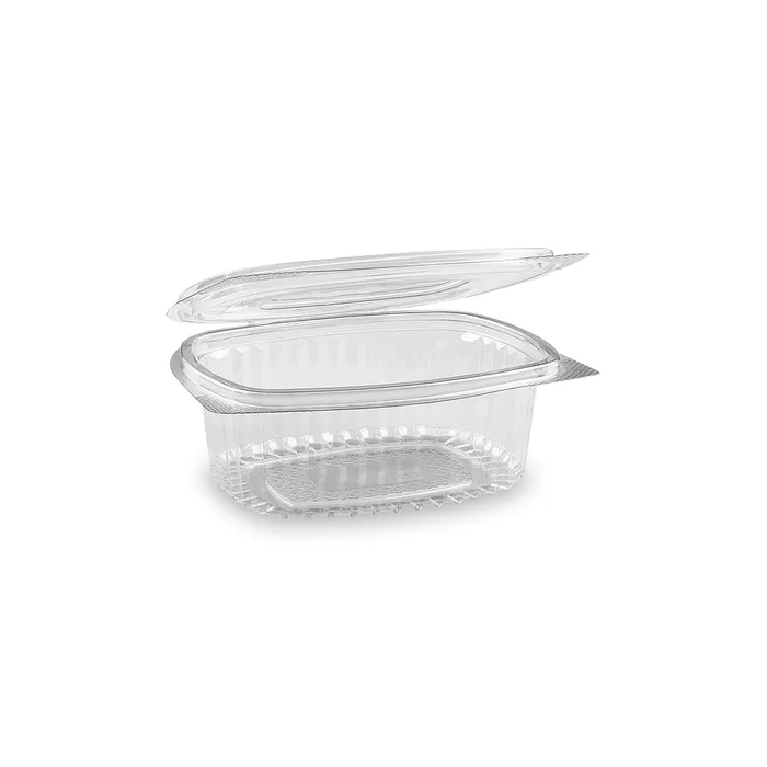 Hlavný obrázok produktu Miska oválná průhledná s víčkem 375 ml (PET) [50 ks]