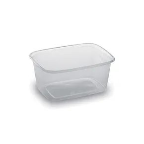 Miska (PP) hranatá priehľadná 108 x 81 mm 250ml [100 ks]