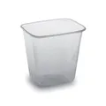 Miska (PP) hranatá priehľadná 108 x 81 mm 500ml [100 ks]