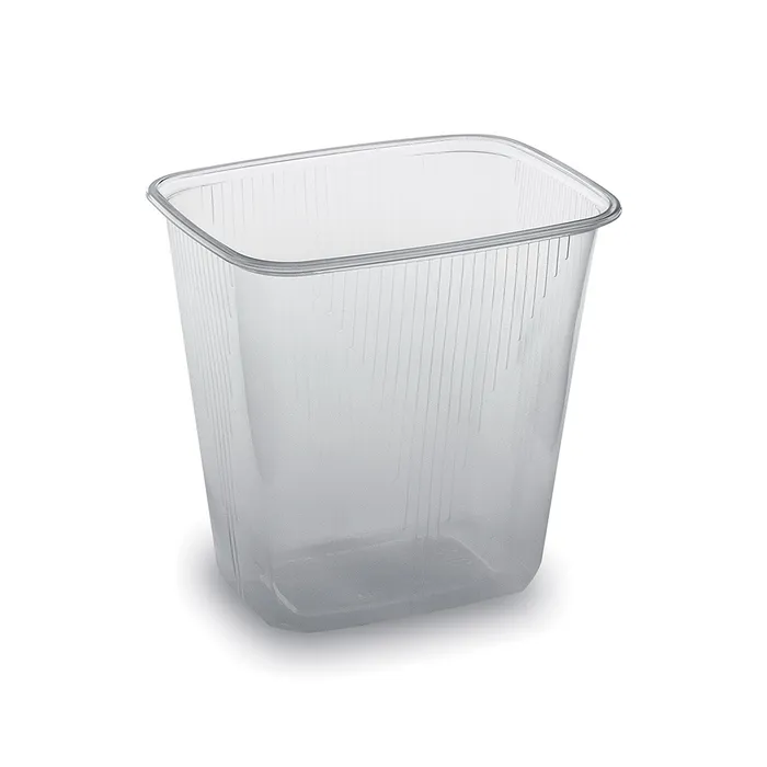 Hlavný obrázok produktu Miska (PP) hranatá průhledná 108 x 81 mm 500ml [100 ks]