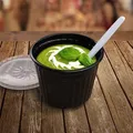 Miska (PP) Reware Snack vratná čierna priemer 115mm 520ml [25 ks]