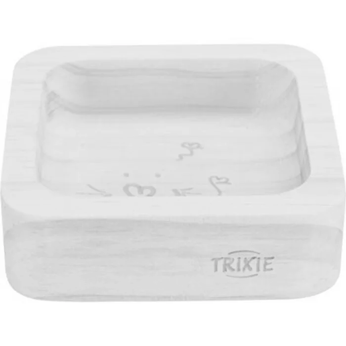 Hlavný obrázok produktu Miska pro hlodavce dřevěná, čtveratá, 60 ml/8 × 8 cm