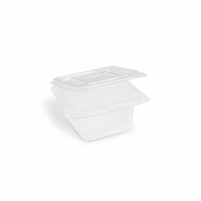 Hlavný obrázok produktu Miska (rPET) s víčkem hranatá průhledná 375ml [50 ks]