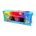 Modelína FUNNY DOO, sada 3 farby, 3x120 g, červená, modrá, žltá, MITAMA 63848