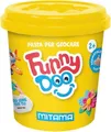 Modelína FUNNY DOO, sada 3 farby, 3x120 g, červená, modrá, žltá, MITAMA 63848