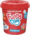 Modelína FUNNY DOO, sada 3 farby, 3x120 g, červená, modrá, žltá, MITAMA 63848
