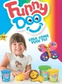 Modelína FUNNY DOO, sada 3 farby, 3x120 g, červená, modrá, žltá, MITAMA 63848