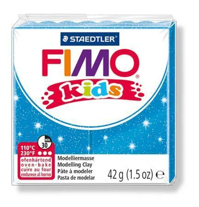 Hlavný obrázok produktu Modelovací hmota Fimo kids 42g modrá se třpytkami