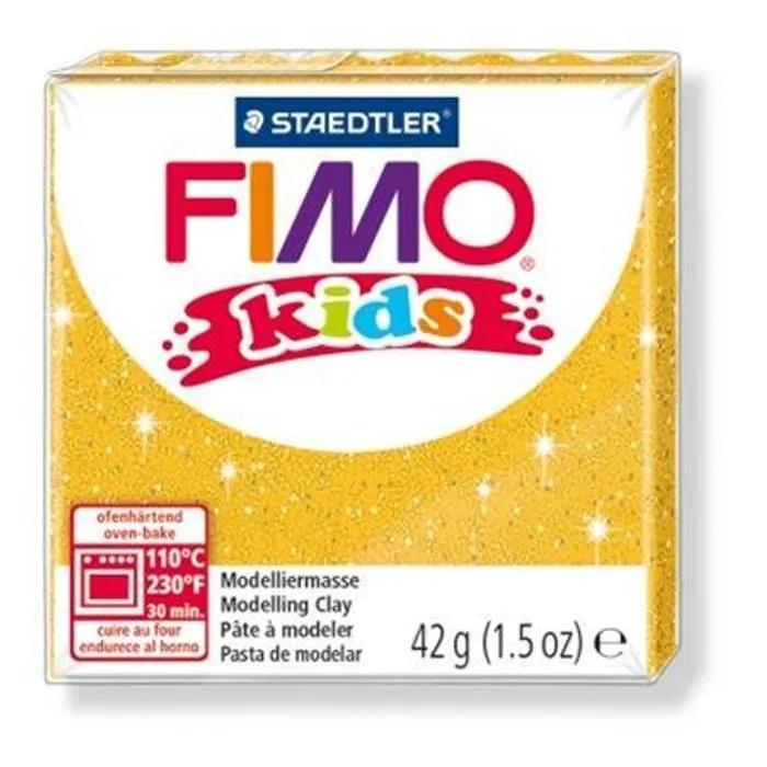 Hlavný obrázok produktu Modelovací hmota FIMO® kids 8030 42g zlatá se třyptkami