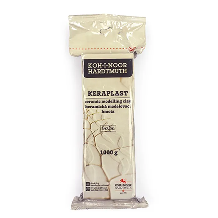 Hlavný obrázok produktu Modelovací hmota keraplast 131706 bílá 1000g