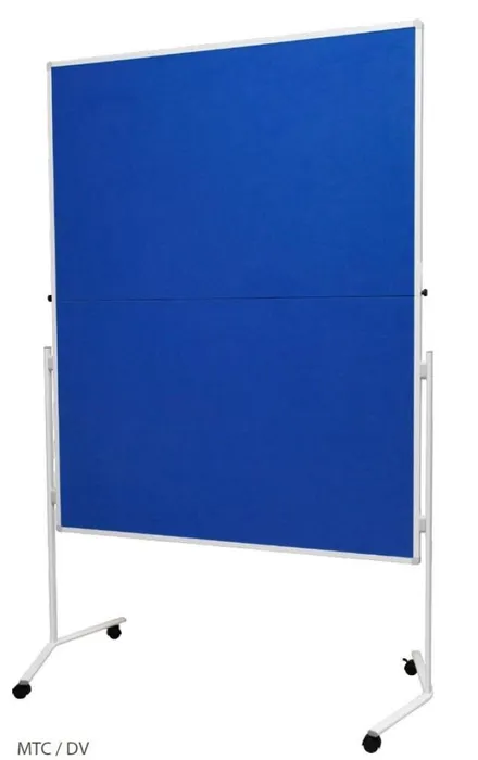 Hlavný obrázok produktu Moderační textilní tabule modrá 120x150cm - skládací