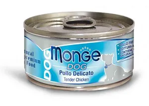 MONGE DOG NATURAL krehké kuracie mäso pre psov 95 g