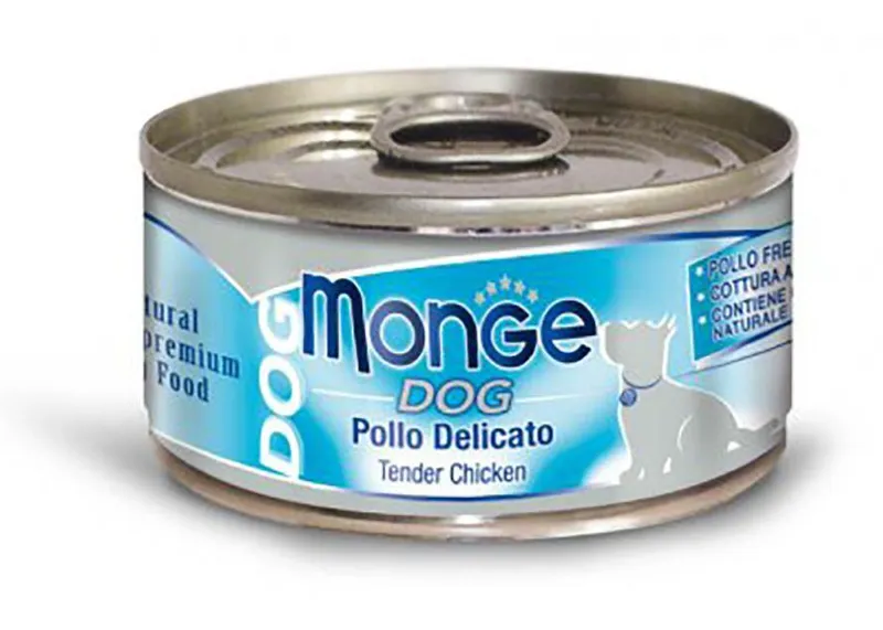Hlavný obrázok produktu MONGE DOG NATURAL křehké kuřecí maso pro psy 95 g