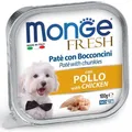 MONGE FRESH - paštéta a kúsky s kuracím 100 g pre psov