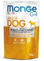 MONGE GRILL JUNIOR vrecko kuracie s morkou pre šteňatá 100 g