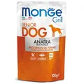 Ďalší obrázok produktu MONGE GRILL SENIOR vrecko kačacie pre staršie psy 100 g